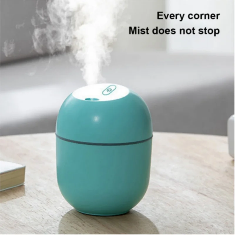 Humidificateur d'air à ultrasons USB portable, lumière ambiante LED, diffuseur d'huiles essentielles d'aromathérapie, supporter ficateur d'air