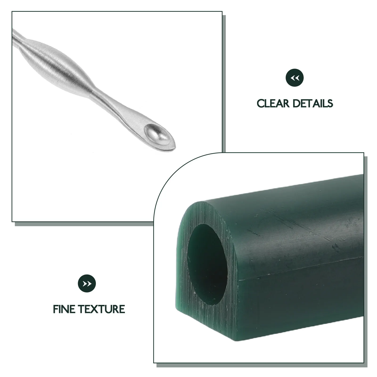 Ring Wax Strips Jewelry Making Supplies Hard Modeling Wax Cylinder Crafting Rings Prototyping Tools Easy Cut Shape Polish view 5