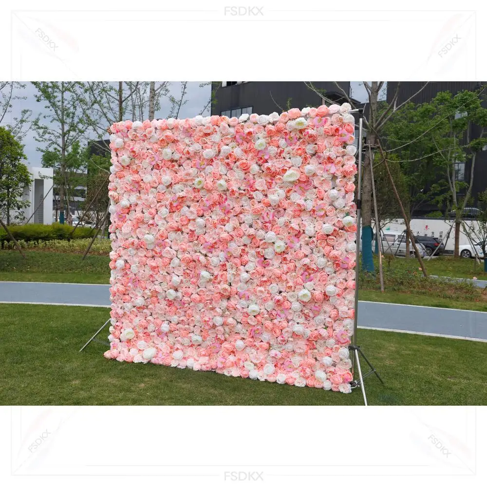 

Wedding Background Flower Wall Simulation Flower Wall Wedding Decorative 3d Flower Wall