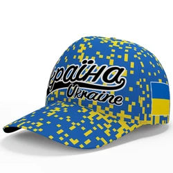 Ukraine Baseball Cap Free 3d Custom Made Name Number Team Logo Aw Hat Ukr Country Travel Ukrainian Nation Ukrayina Flag Headgear