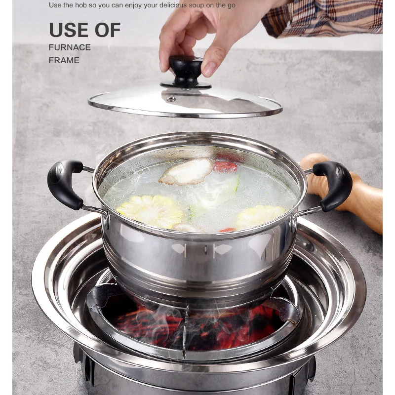 한국 숯불구이 그릴 Korean BBQ Grill Household Barbecue Oven Portable Non-Stick Barbecue Oven Outdoor Camp Charcoal Stove