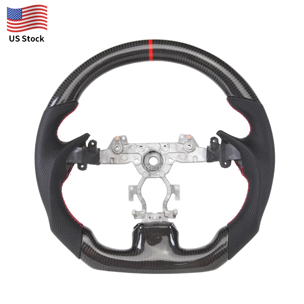 

Applicable to:For 2007-2015 Infiniti G37 G37X automotive carbon fiber steering wheel modification