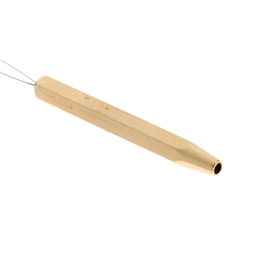 Stainless Steel Bobbin Threader Fly Tying Thread Tool Lightweight Fly Tying Accessories for Fishing Table Use