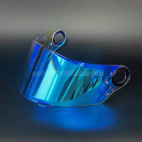 Imagen 2 del producto Para FF358 visera de casco de motocicleta de cara completa lente opcional multicolor adecuada para LS2 FF396 FF392 visera de casco