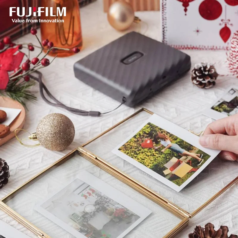 Nowa drukarka Fujifilm Instax Link WIDE zarejestrowana druk z kontroli ruchu wideo drukuj razem w trybie zabawy