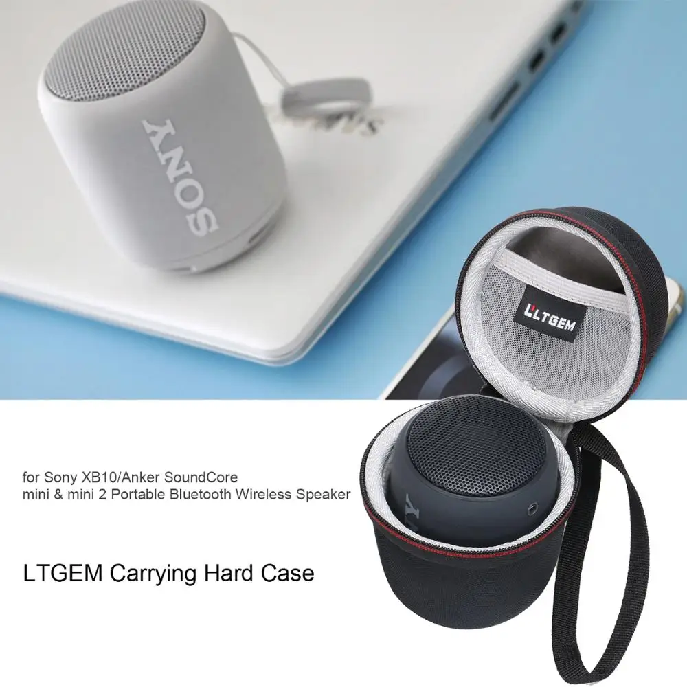 

LTGEM Hard Case Compatible with Sony XB10 / Anker SoundCore Mini & Mini 2 Portable Wireless Speaker storage bag (only a bag!)