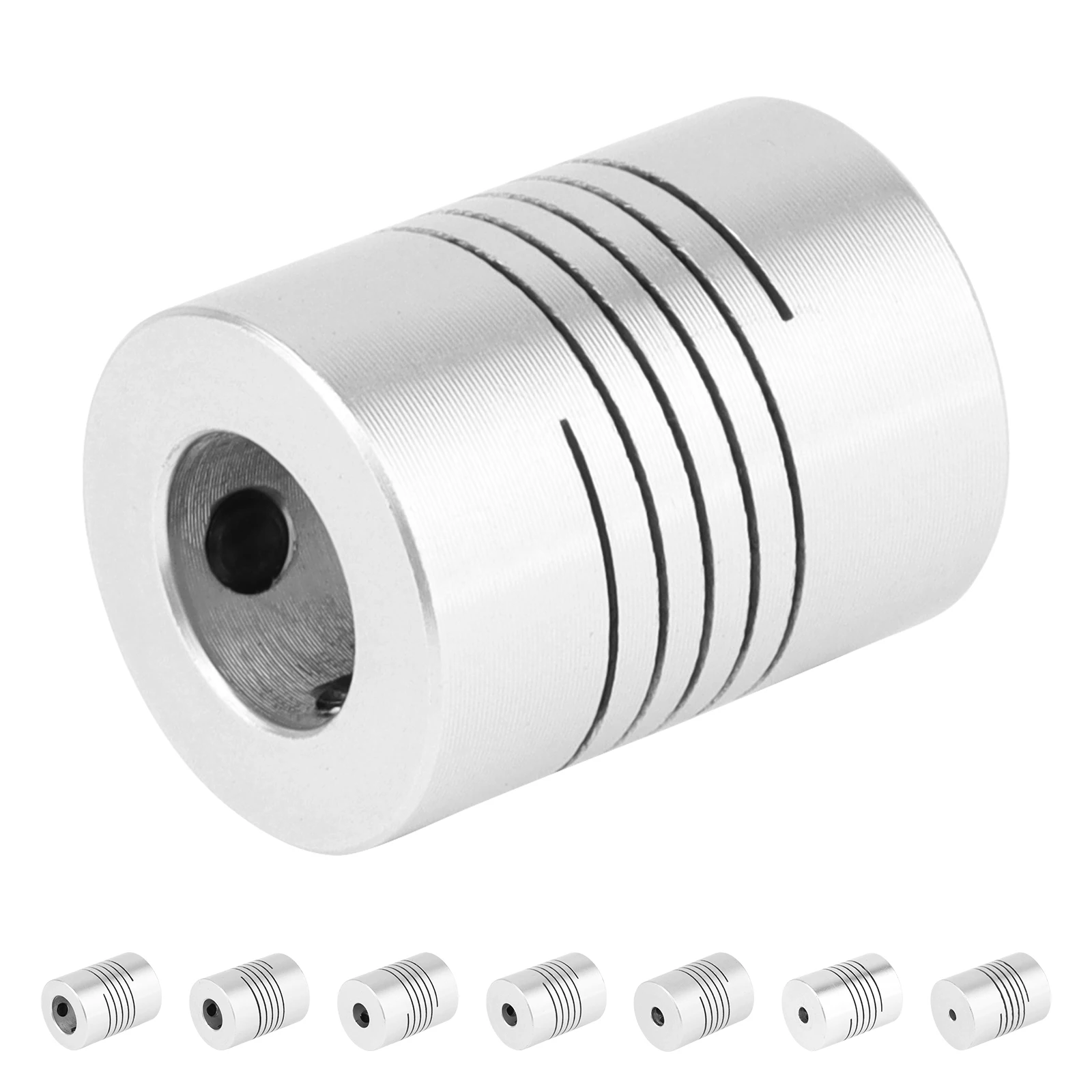 8mm to 3mm-10mm Shaft Coupling Nema 23 Stepper Motor Coupler Aluminum Alloy Joint Connector for DIY Motor, 8mm Shaft Coupling