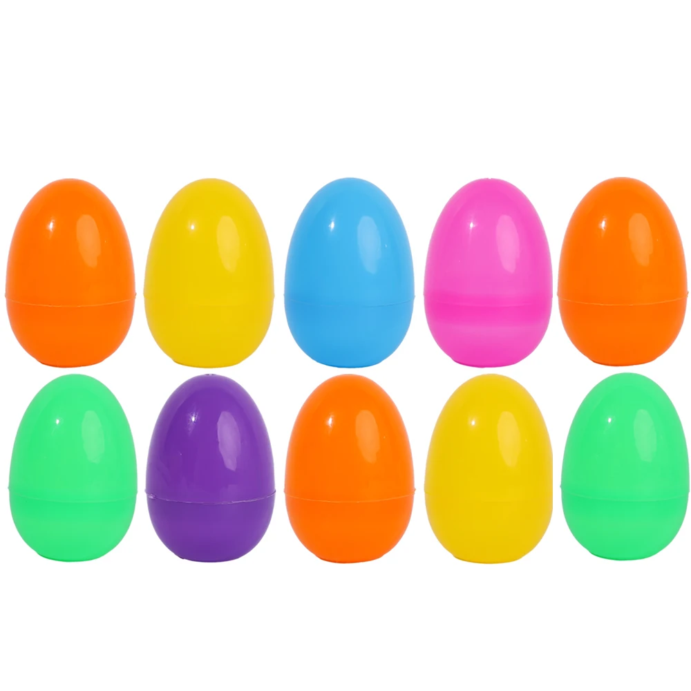 Oeufs de pâques en plastique à remplir, 12/24 pièces, jouets, accessoires, bricolage, décorations, jeux, artisanat, décor, producteurs, chasse  15