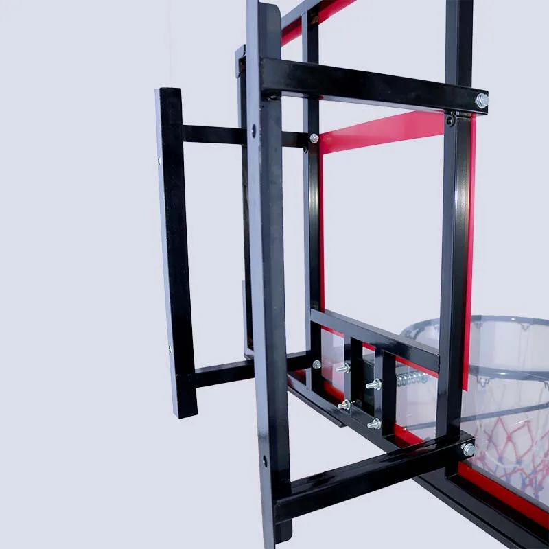 

Крытое домашнее баскетбольное оборудование, белая железная рама, настенная баскетбольная доска