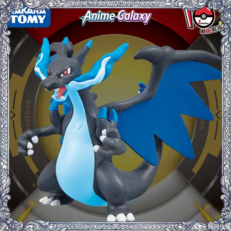 ポケモンメガリザードン-x-アニメアクションフィギュアコレクタブルモデル人形おもちゃデスクトップ装飾飾りギフトポケモンゲームファンのための