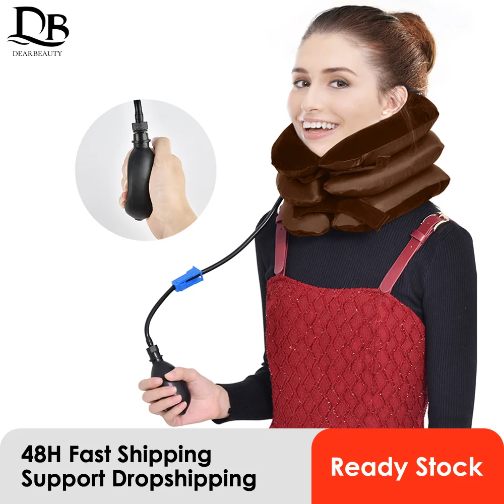 

Portable Cervical Neck Traction Device - Neck Stretcher for Pain Relief Decompression Cervical Support Therapy