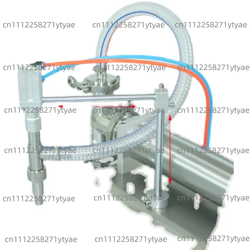 Single Head Liquid Anti-drip Filling Machine 3-5000ml Food Oil, Daily Chemical Emulsion and Other Sub-filling Machinery