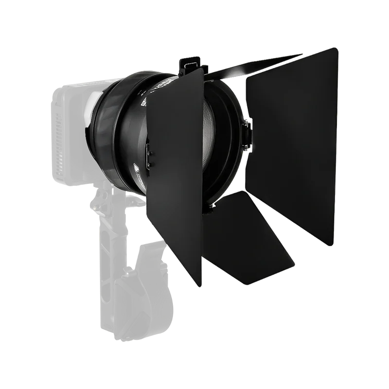 amaran Mini Fresnel with Mini Barn Doors KIT Ultra-compact Bowens Mount Fresnel Attachment for amaran Ray 60c & 120c view 3