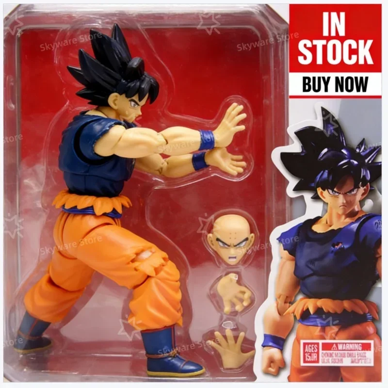 

IN STOCK HOT New Dragon Ball Super Son Goku Action Figure Migatte No Goku Kizashi Movable Joint Collectible Model Doll Gift