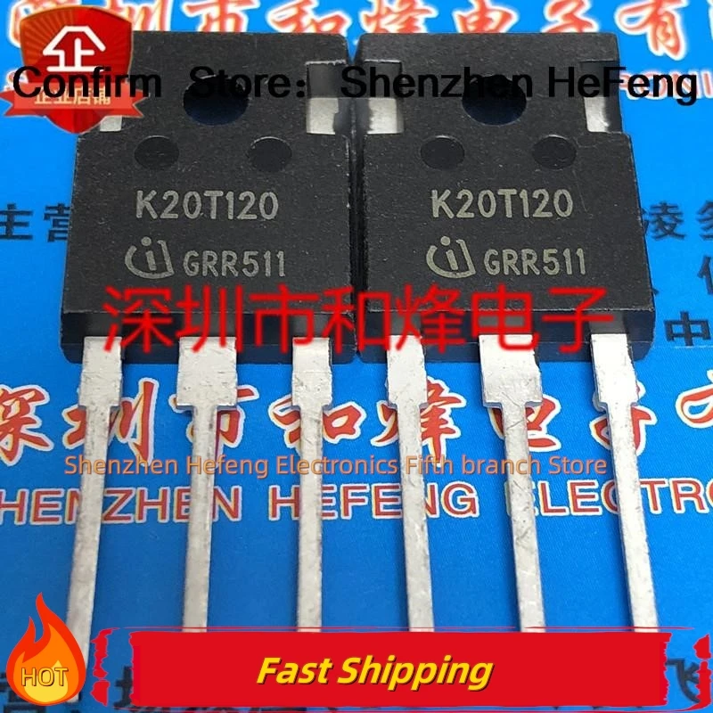 

10 шт./лот K20T120 IKW20N120T TO-247 1200 В 20 А качество транзисторов