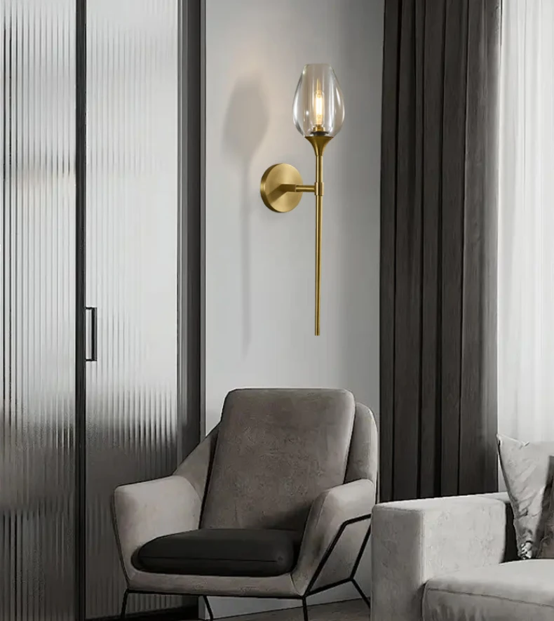 All-Copper American-Style Light Villa Hallway