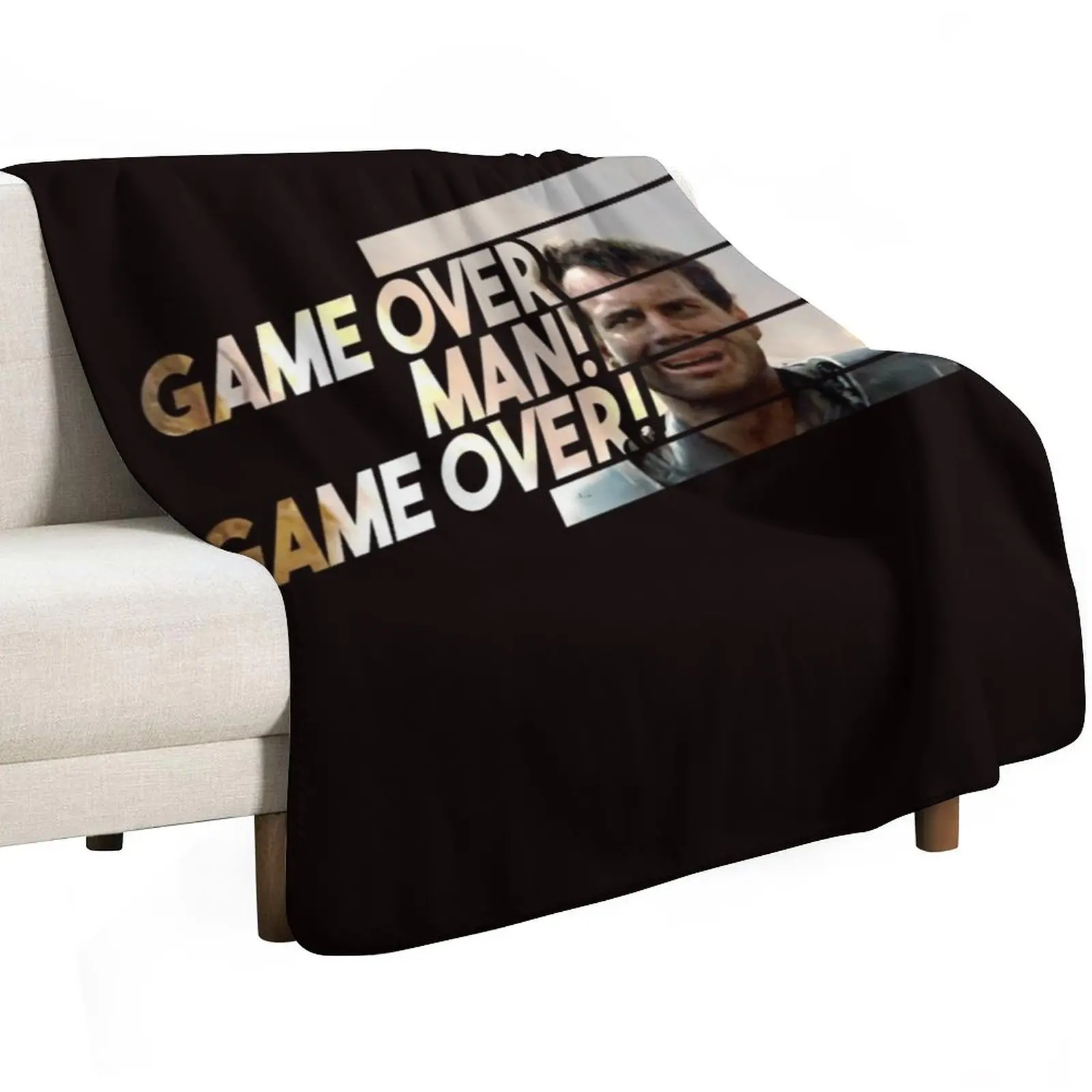 Private Hudson from Aliens Game Over Man! Game Over! Classic Throw Blanket Decorative Sofa Soft Beds Decorative Sofas Blankets