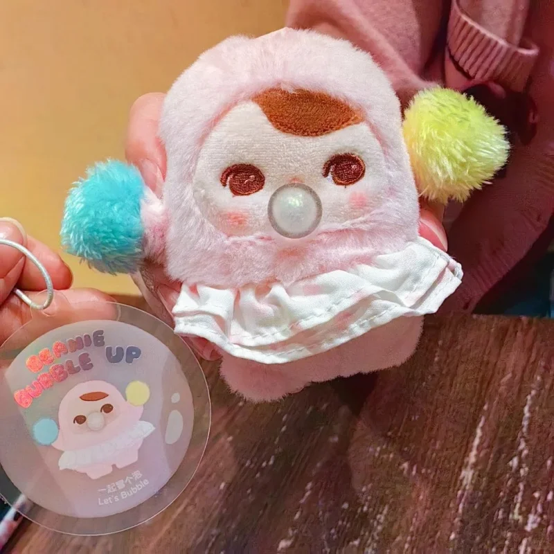 ของแท้ Popmart Pucky Beanie Bubble Up Series จี้ห้อยกระเป๋าแบบสุ่ม น่ารัก Pucky Spit Bubbles ตุ๊กตาจี้ห้อยกระเป๋า กล่องสุ่ม ของเล่น ของขวัญ