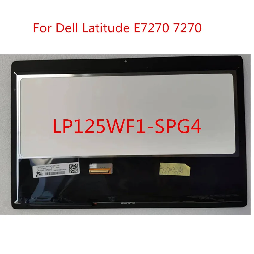 

12.5" LP125WF1 SPG4 LP125WF1-SPG1 1920*1080 FHD For DELL Latitude E7270 7270 E7250 7250 LCD touch screen assembly