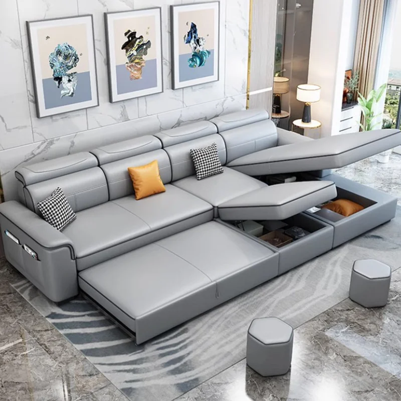 

Storage Multifunctional Simple Sofa Bed Soft Cheap Lazy Lounge Sofa Living Room Designer Divano Soggiorno Di Lusso Furniture