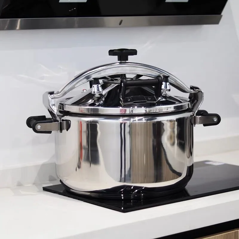 Commercial Large Size Pressure Cooker 15-80L SS#304 Stainless Steel Pressure Cooker Large Capacity Canteen