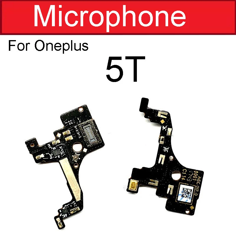 Microphone Board Module For OnePlus 1+ 1 2 3 3T 5 5T 6 6T 7 7T Pro Vibrator Motor Microphone Flex Cable Replacement Repair Parts