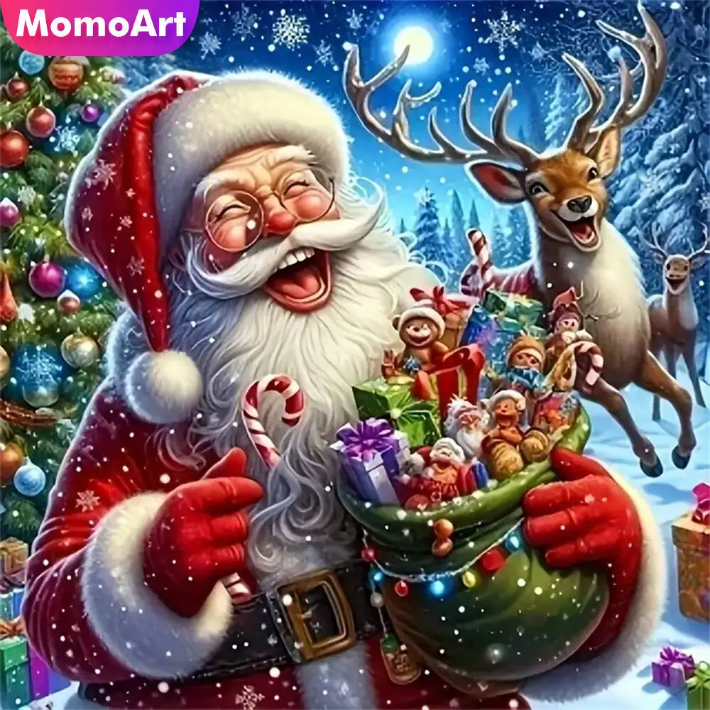 Momoart Bär Diamant Mosaik Tier voller Runde Diamant Malerei Mond Stickerei neue Ankunft handgemachte Hobby