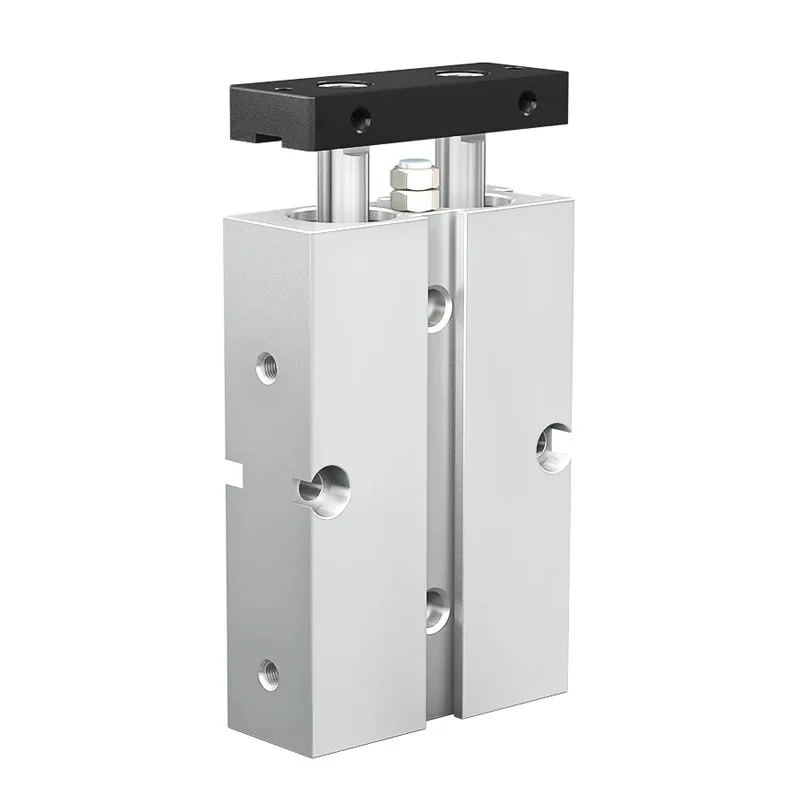 TN Air Pneumatic Cylinder Bore 10 16 20 25 32mm  Stroke 10-200mm Double Acting Aluminum Alloy Twin-Rod Axis Piston With Magnet
