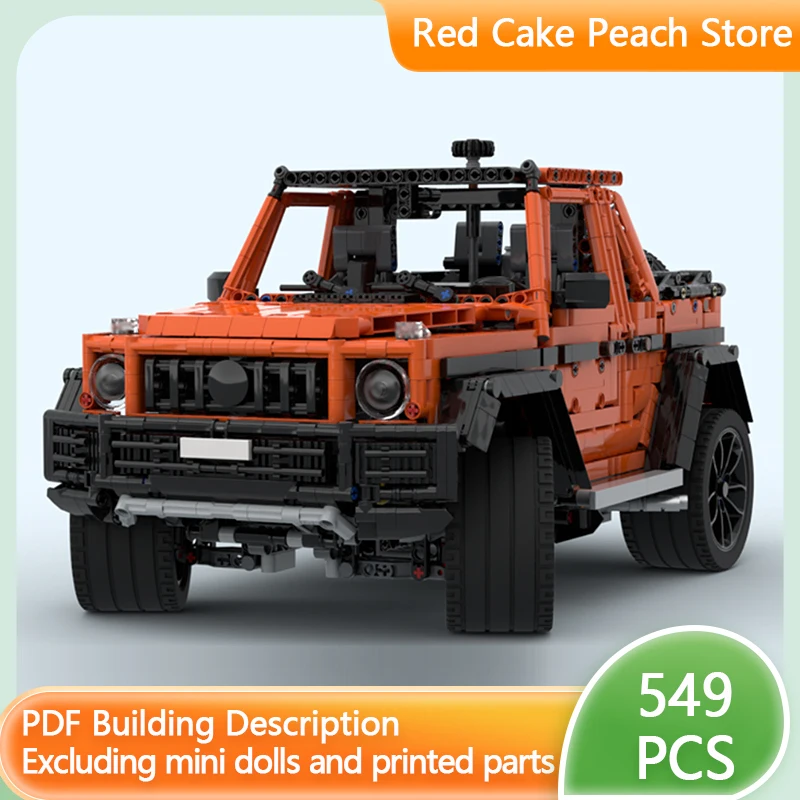 

City Car Model MOC Building Bricks G63 Cabrio Off-Road Vehicle Modular Technology Children Holiday Gifts Assemble Toys Suit