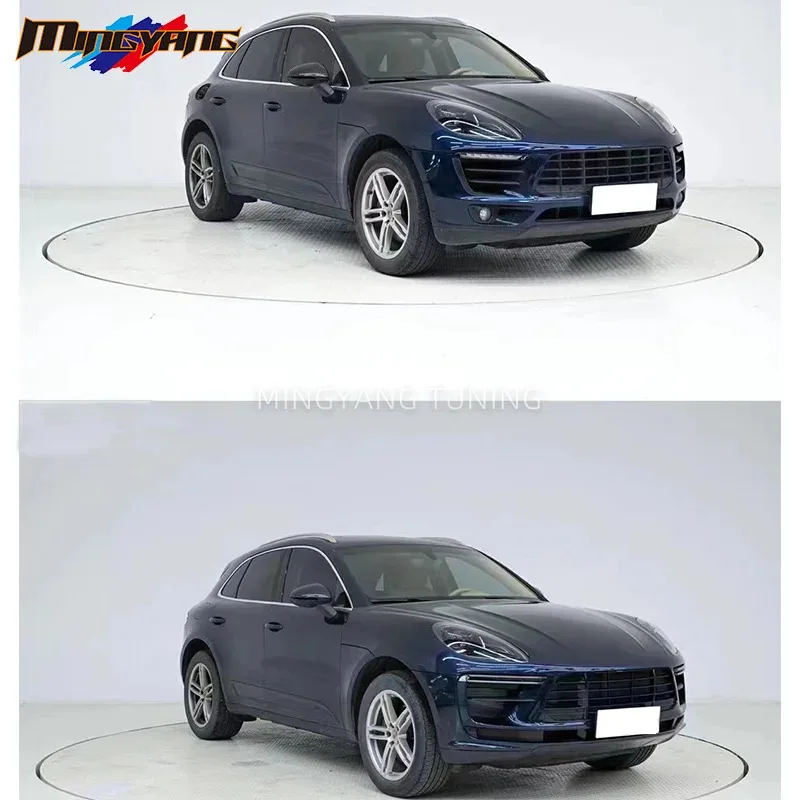 ملحقات مصدات السيارة مصابيح أمامية LED طقم هيكل لترقية 14-21 95B.1 95B.2 95B إلى 21 طقم هيكل تجميل توربو #6