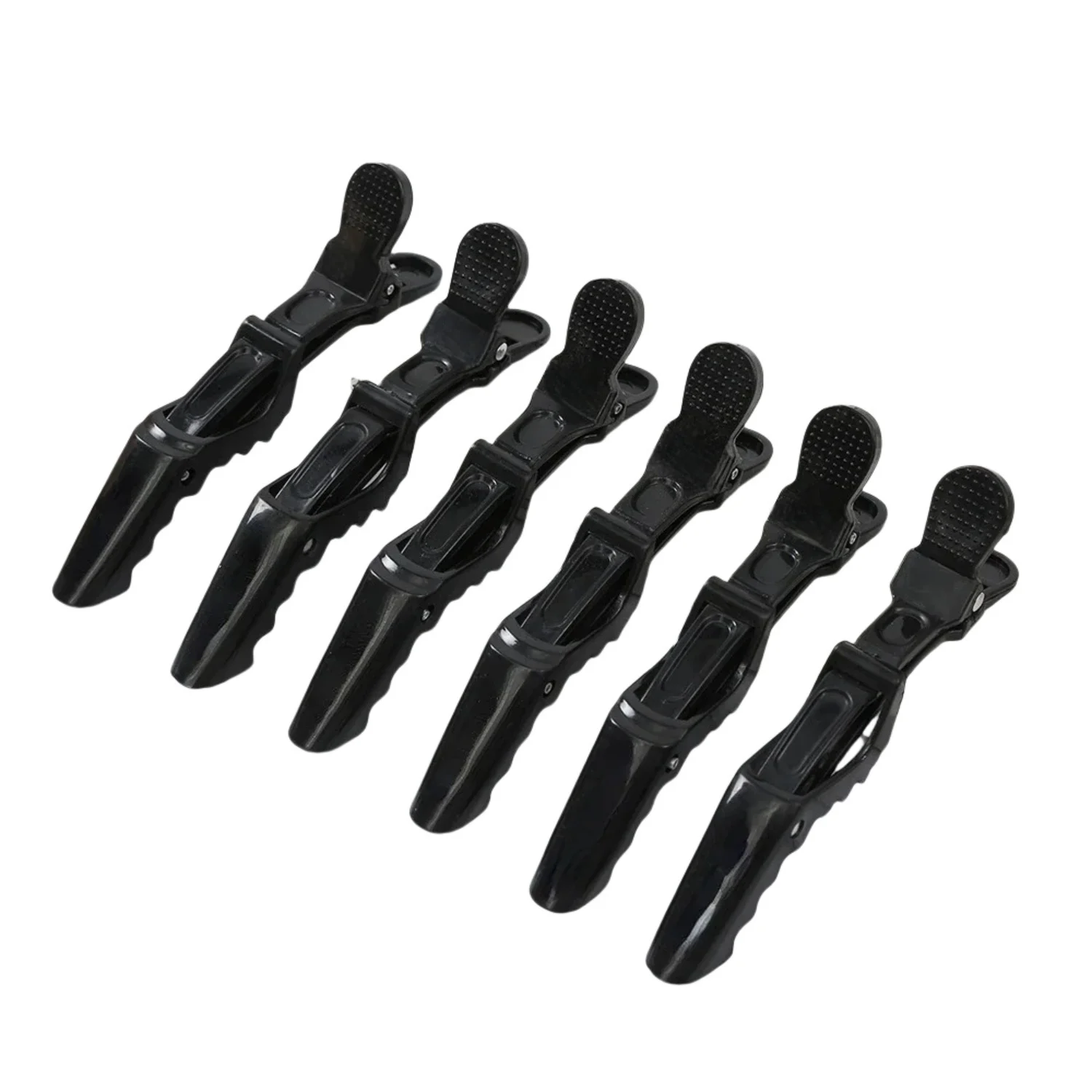

6 Pcs Plastic Alligator Hair Clips Non-Slip Hair Clamps Clips Professional Hairdressing Clip for Salon Hair Styling Tool