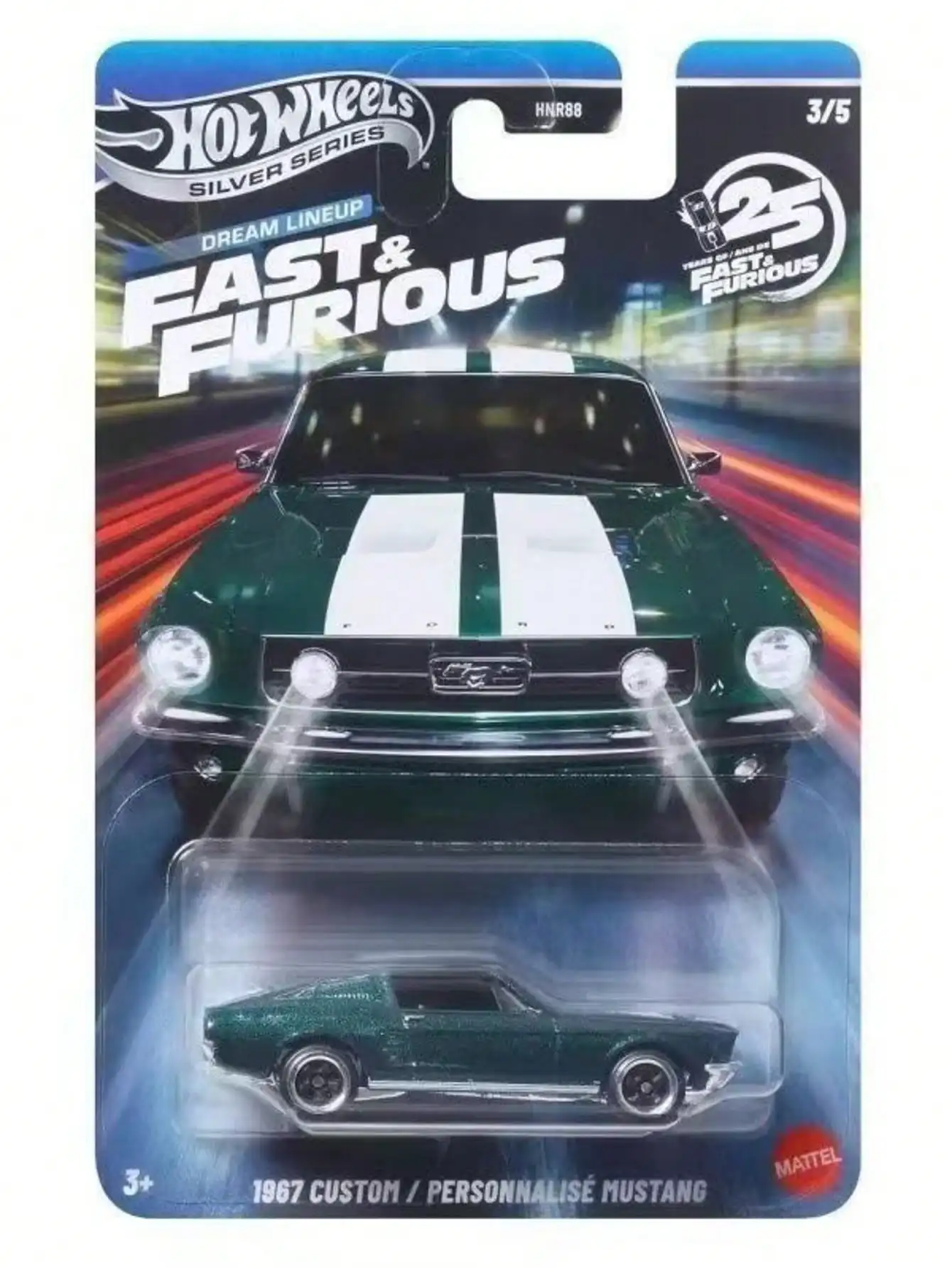Hot Wheels 1:64 Diecast Alloy Car Fast&Furious,Collectible Simulation Model Toy,Halloween Back To School Gift for Boy Collectors view 3