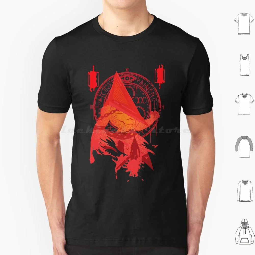 Red Pyramid Thing Negative Space T Shirt Men Women Kids 6xl Red Pyramid Thing Pyramid Head Pyramid Thing Silent Of Sun Sun Hill