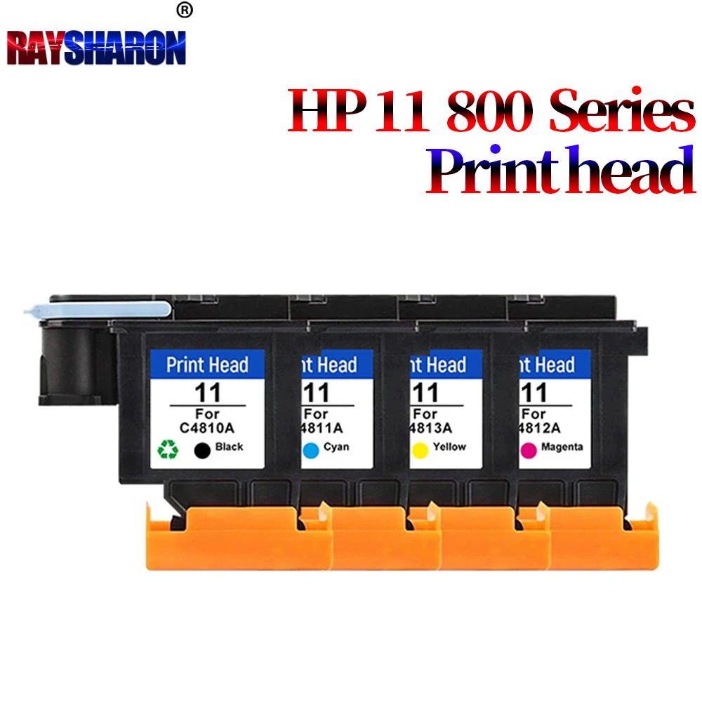 CMYK Print Head/Printhead Replacement For Use in HP 11 100 HP510 HP800 HP110 C4810A C4811A C4812A C4813A HP500