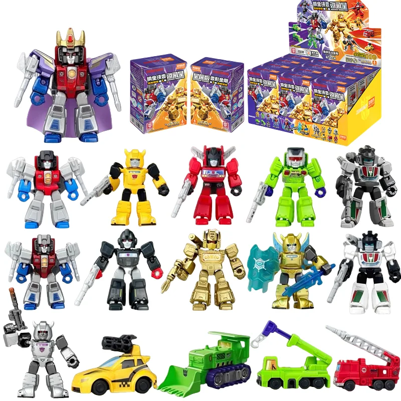 Blokees Transformers Version Galaxie Defender Blocs de Construction Optimus Shockwave Megatron Figurines Robot Jouets Boîte Mystère Cadeaux