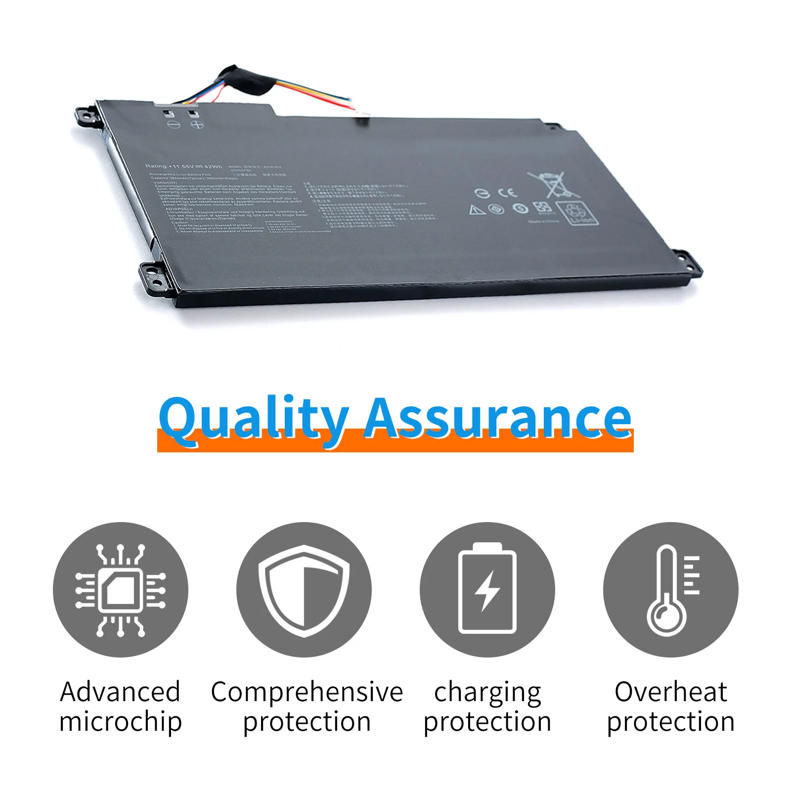 LINEFIND C31N1912 B31N1912 Laptop Battery For ASUS VivoBook 14 E410MA-EK018TS EK026TS BV162T F414MA E510MA Series