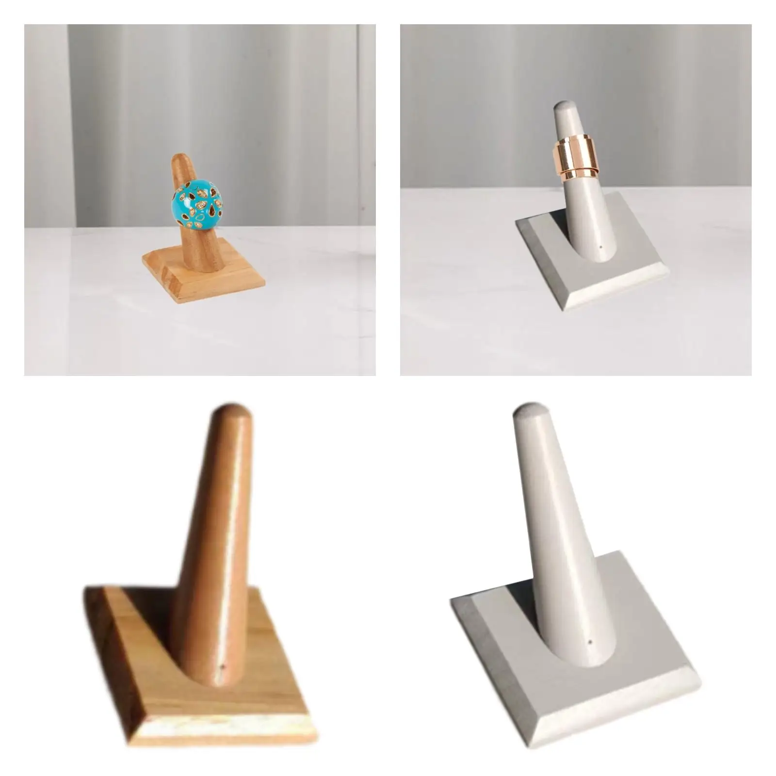 

Дисплей для колец на один палец, конусная опора, подставка для хранения ювелирных изделий, юбилейные кольца, обручальные кольца, розничная продажа