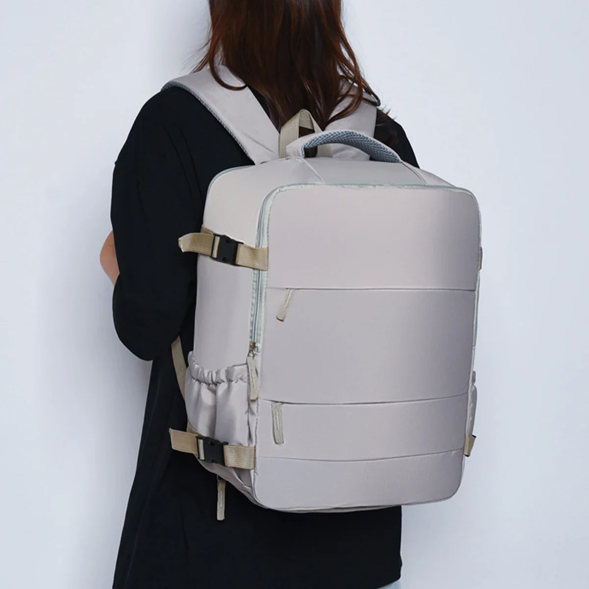 

Оксфордский дорожный рюкзак унисекс большой вместимости, специальное отделение для обуви, молния, подкладка, вентилируемая задняя панель, незаменимые на каждый день