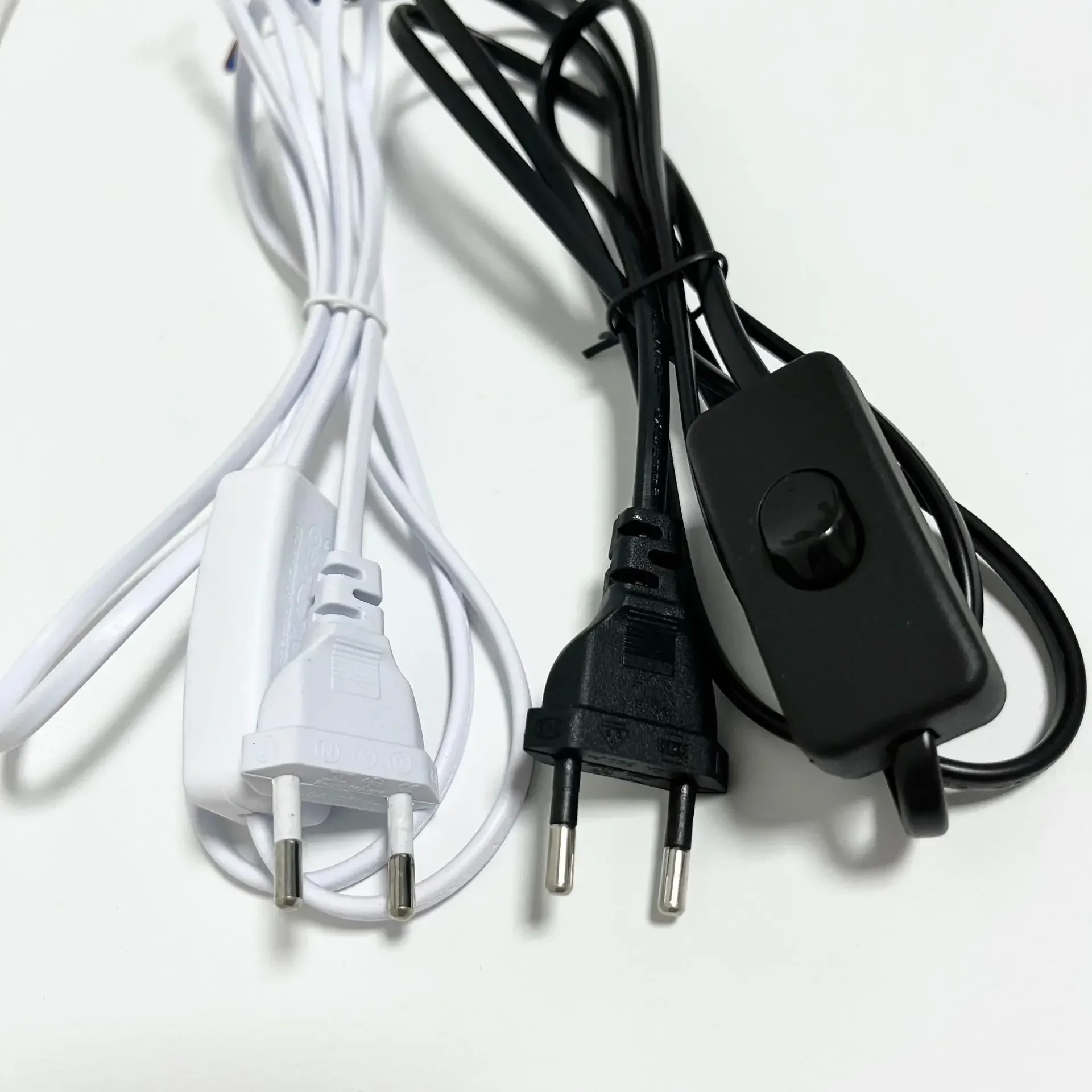 303 switch power cord 1.8m power cord EU plug LED tube power extension cord, with on/off desk lamp power cord