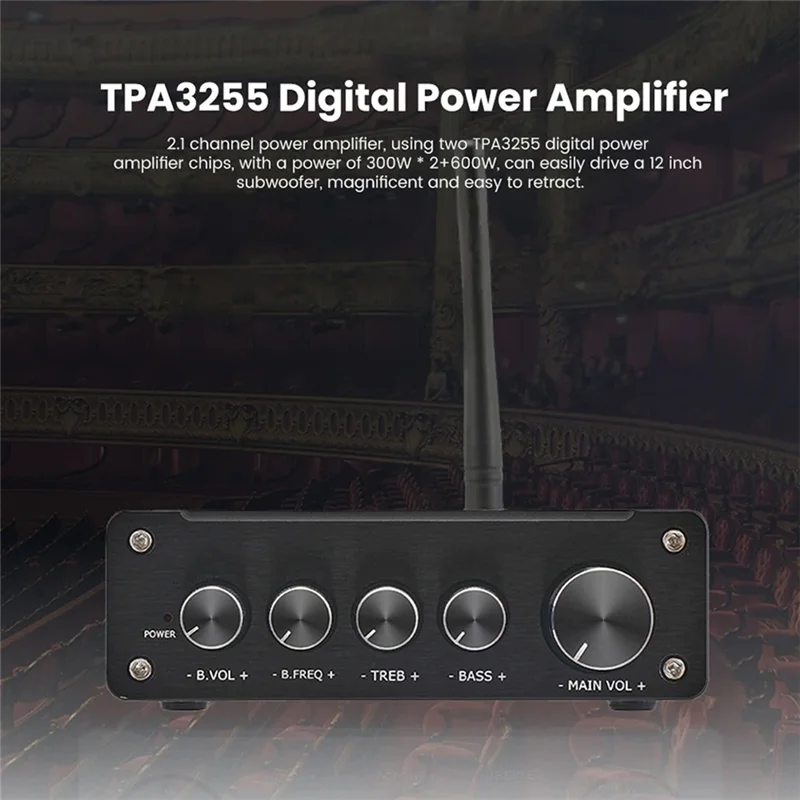 TPA3255 Bluetooth 5,1 PCM5102 Decoder HIFI Audio Power Verstärker Amplificador Lautsprecher Sound 300Wx2 + 600W