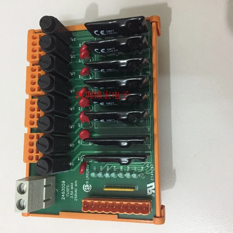 Original Imported Solid State Relay Amplification Board CXE380D5, 8-way 5A, Order Number 2463559