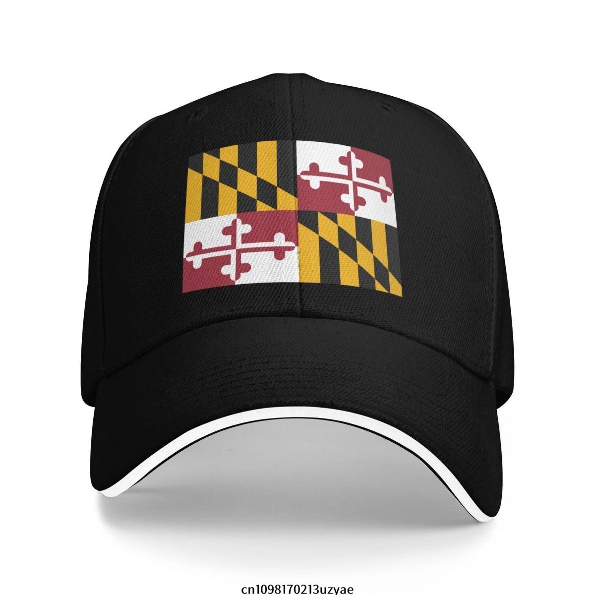 

Бейсбольные кепки с флагом Мэриленда в стиле хип-хоп, сэндвич-кепка для мужчин и женщин, регулируемая спортивная шапка на открытом воздухе