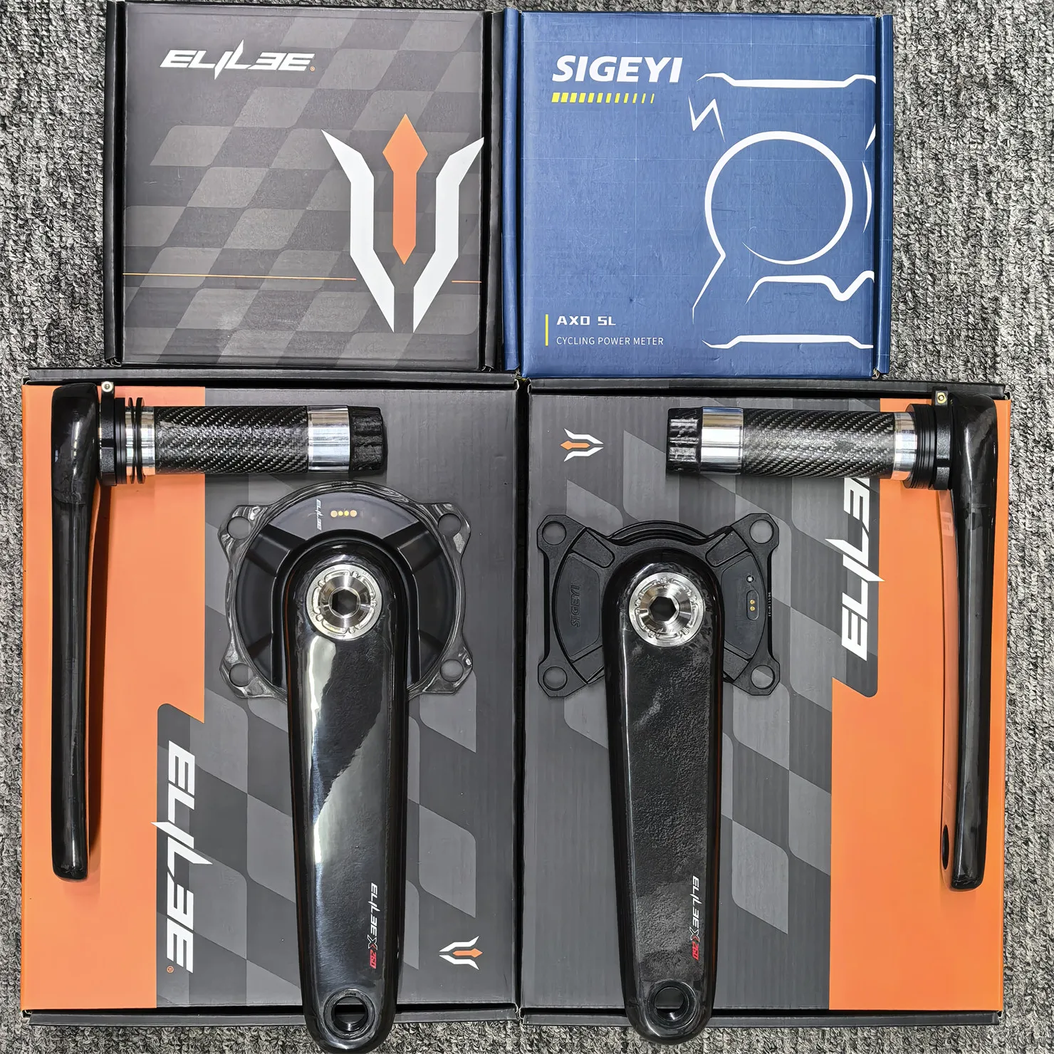 ELILEE XXE Xnovanta X260 Carbon-Kurbel 255G | Rennrad | SIGEYI PM | Kohlefaser-Spindel 91,5mm | Kurbel für die Tour de France | Easton – Detail 16