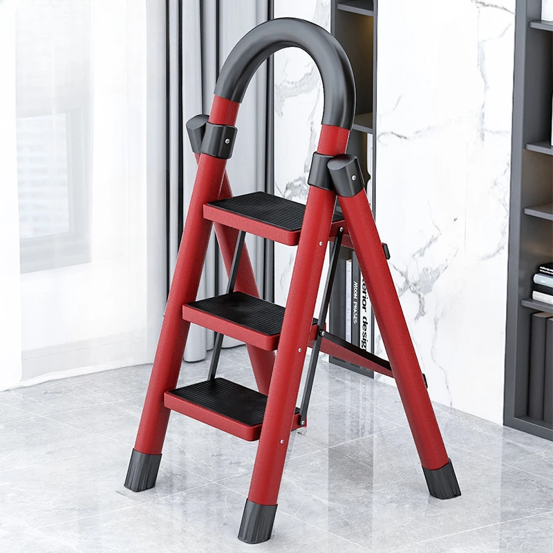 

Multi Functional High Tools Kitchen Folding Design Ladder Chair Widening Pedal Step Stool Stable Load-bearing Ladder Stool