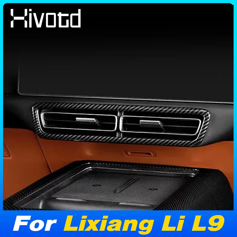 

Inner Air Condition Outlet Vent Cover Trim Central Console Sticker Decal Decoration Car Accessories For Lixiang Li L9 L8 L7 2024