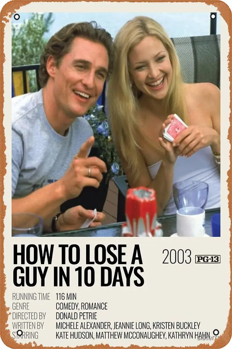 How to Lose a Guy in 10 Days (2003) movie poster Poster Vintage 8