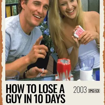 영화 포스터 포스터 빈티지 금속 주석 사인 재미있는 남자 동굴 장식, 10 일 만에 남자를 잃어버린 방법 (2003), 8 인치 x 12 인치 