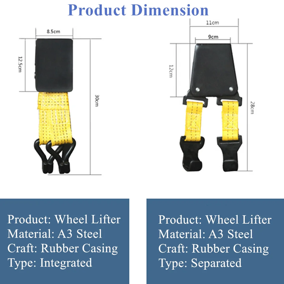 3000kg Lift Capacity Heavy Duty Intergrated Seperated Jack Wheel Lifter Lift-Mate 4X4 Offroad Lift  5000lbs Recovery Accessory