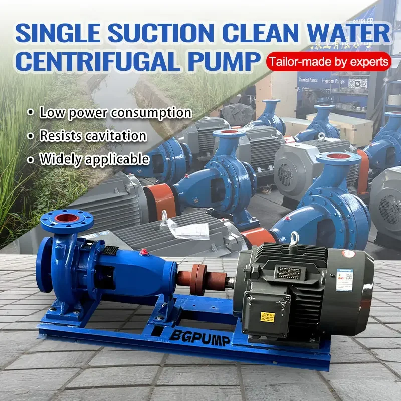 CE Certified Centrifugal Pump 3Inch 4HP 60Hz Water Pump Centrifugal Pump with OEM Support Gauge Option