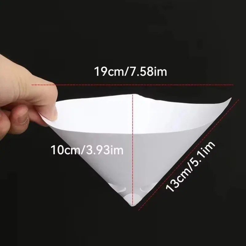 

Uiz Disposable Funnel Filter Purification Nylon Micropaper Funnel Paint Filter Automotive Spray Paint Mesh Paper Filter Cone